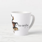 Koffiebeker Latte Mok (Rechterhoek)