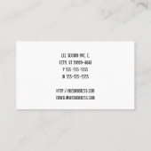 Koffiebeker line art Punch-kaart Klantenkaartje (Achterkant)