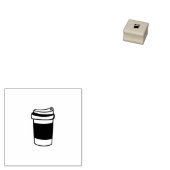 Koffiebeker Loyalty Stamp Rubberstempel (Gestempeld)
