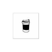 Koffiebeker Loyalty Stamp Rubberstempel (Afrduk)