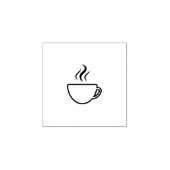 Koffiebeker Loyalty Stamp Rubberstempel (Afrduk)