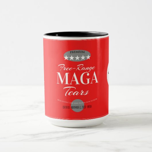 Koffiebeker MAGA-tranen (gratis bereikpremie) Mok (Midden)