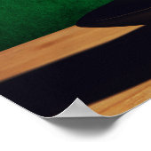 Koffiebeker met Braziliaanse vlag Poster (Hoek)