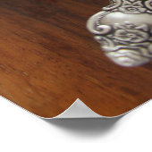 Koffiebeker met hart poster (Hoek)