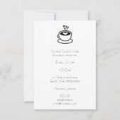 Koffiebeker met hartontwerp kaart (Voorkant)