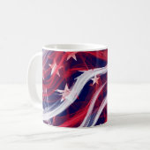 Koffiebeker met patriottisch ontwerp koffiemok (Voorkant links)