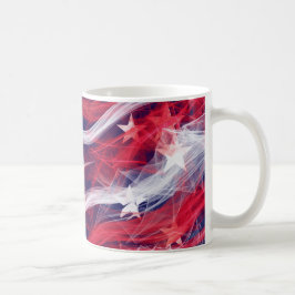 Koffiebeker met patriottisch ontwerp koffiemok