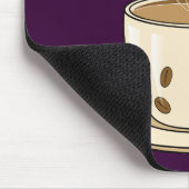 Koffiebeker met stoom muismat (Hoek)