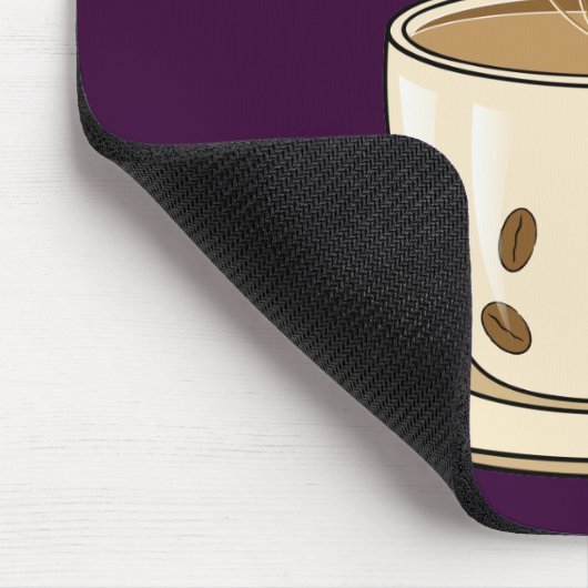 Koffiebeker met stoom muismat (Hoek)