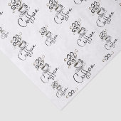 Koffiebeker met Vlaamse steam Tissuepapier (Detail)