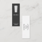 Koffiebeker Mini Visitekaartje (Voorkant / Achterkant)