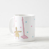Koffiebeker mok "Gold Flamingo Mam & Baby" Sippy C (Voorkant links)