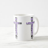 Koffiebeker Mok in het liefhebben van herinnerings (Voorkant rechts)