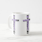 Koffiebeker Mok in het liefhebben van herinnerings (Voorkant links)