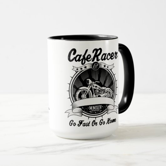 Koffiebeker motorfiets mok (Voorkant rechts)