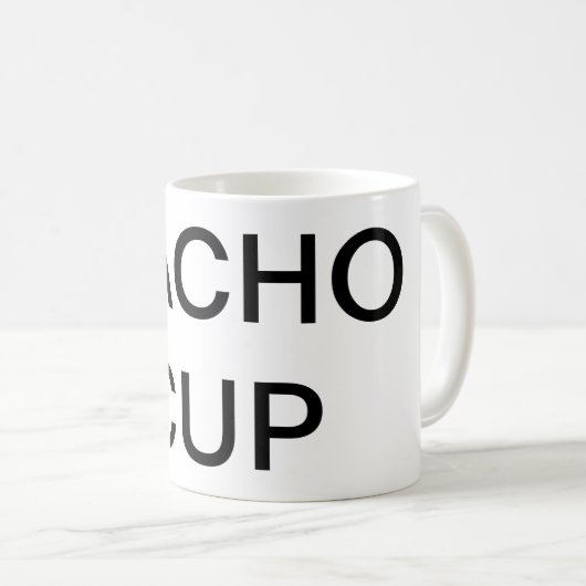 Koffiebeker "NACHO CUP" Koffiemok (Voorkant rechts)