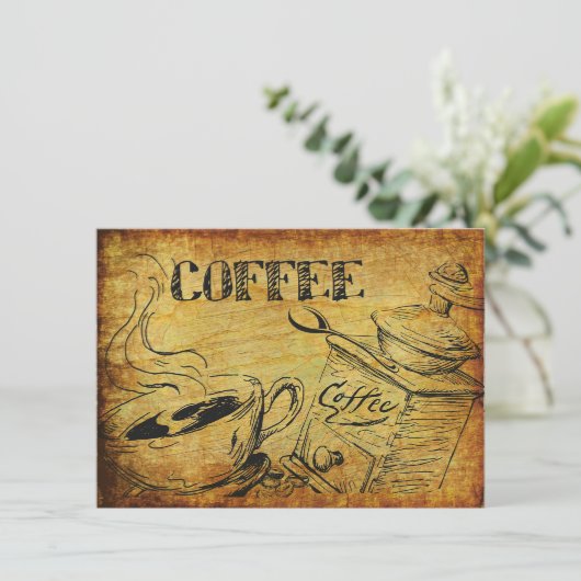  koffiebeker Oude koffiebrinder (Staand voorkant)