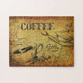 koffiebeker Oude koffiebrinder Legpuzzel