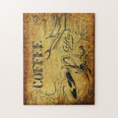 koffiebeker Oude koffiebrinder Legpuzzel (Verticaal)