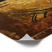 koffiebeker Oude koffiebrinder Poster (Hoek)