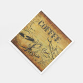  koffiebeker Oude koffiebrinder Servet (Hoek)