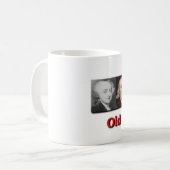 Koffiebeker Oude School Koffiemok (Voorkant links)