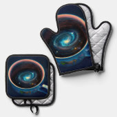 Koffiebeker Ovenwant & Pannenlap Set (Voorkant / Achterkant)