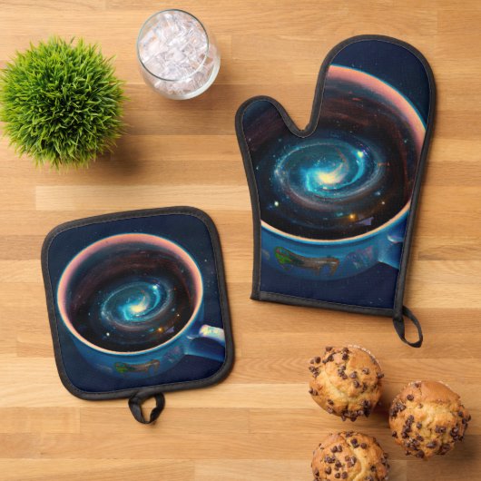 Koffiebeker Ovenwant & Pannenlap Set (Top down)