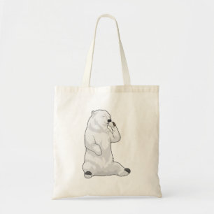 Koffiebeker Polar beer Tote Bag