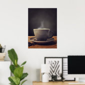 Koffiebeker Poster (Thuiskantoor)