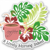 Koffiebeker roze liefdadigheidsinstelling sticker (Voorkant)
