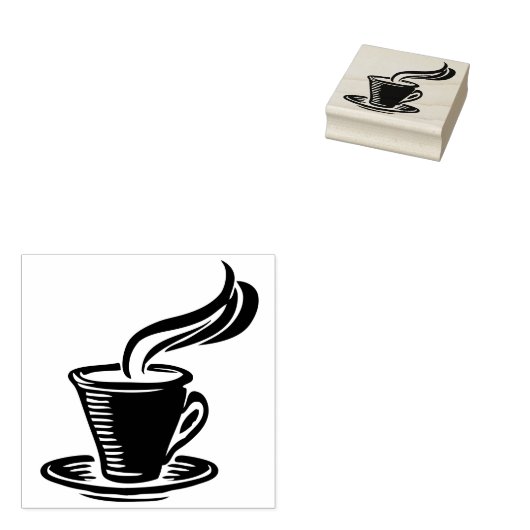 Koffiebeker Rubberstempel (Gestempeld)