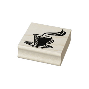 Koffiebeker Rubberstempel
