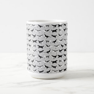 Koffiebeker Siberian Husky Sled Mok Cups