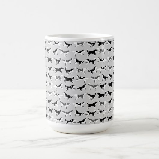 Koffiebeker Siberian Husky Sled Mok Cups (Midden)