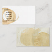 Koffiebeker standaard visitekaartje (Voorkant / Achterkant)