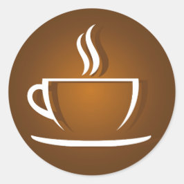 Koffiebeker Sticker