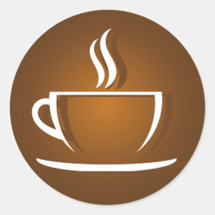 Koffiebeker Sticker