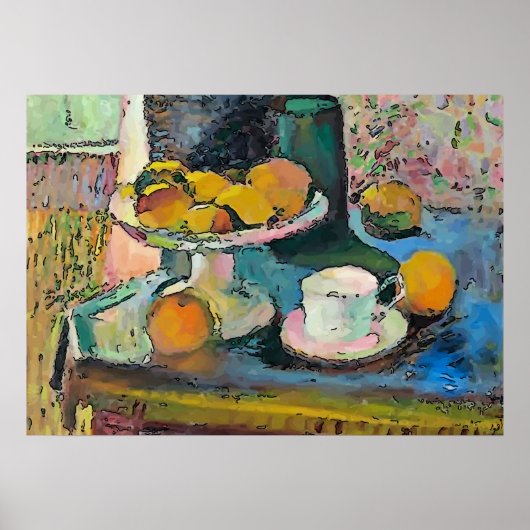 Koffiebeker stilleven, voeg tekst toe, posters (Voorkant)