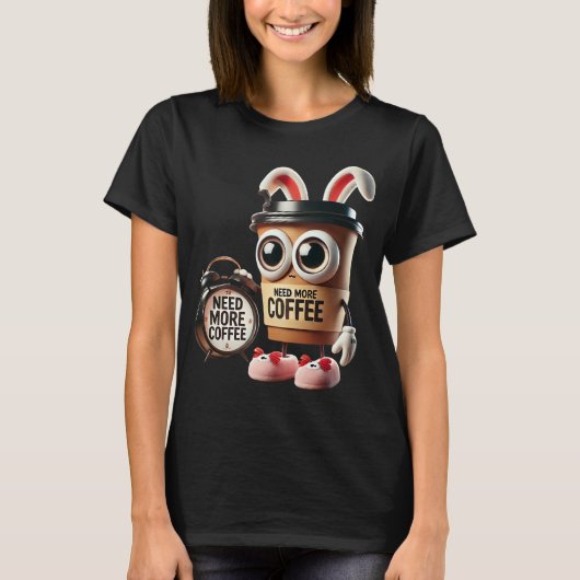 Koffiebeker T-shirt (Voorkant)