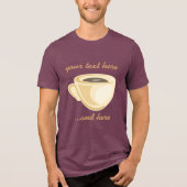 Koffiebeker Tri-Blend Shirt (Voorkant)