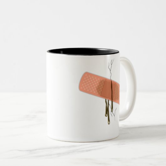 Koffiebeker Tweekleurige Koffiemok (Voorkant rechts)