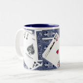 Koffiebeker Tweekleurige Koffiemok (Voorkant links)