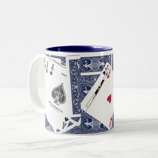 Koffiebeker Tweekleurige Koffiemok (Voorkant links)