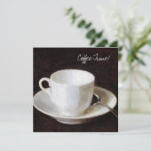 Koffiebeker uitnodiging (Staand voorkant)