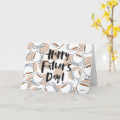 Koffiebeker-Vaderdag Kaart (Gele Bloem)