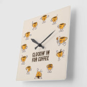 Koffiebeker Vierkante Klok (Hoek)