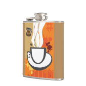 Koffiebeker vinylomhulling heupfles (Links)