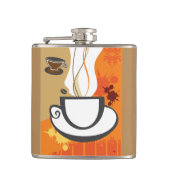 Koffiebeker vinylomhulling heupfles (Voorkant)