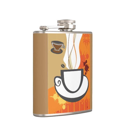 Koffiebeker vinylomhulling heupfles (Rechts)